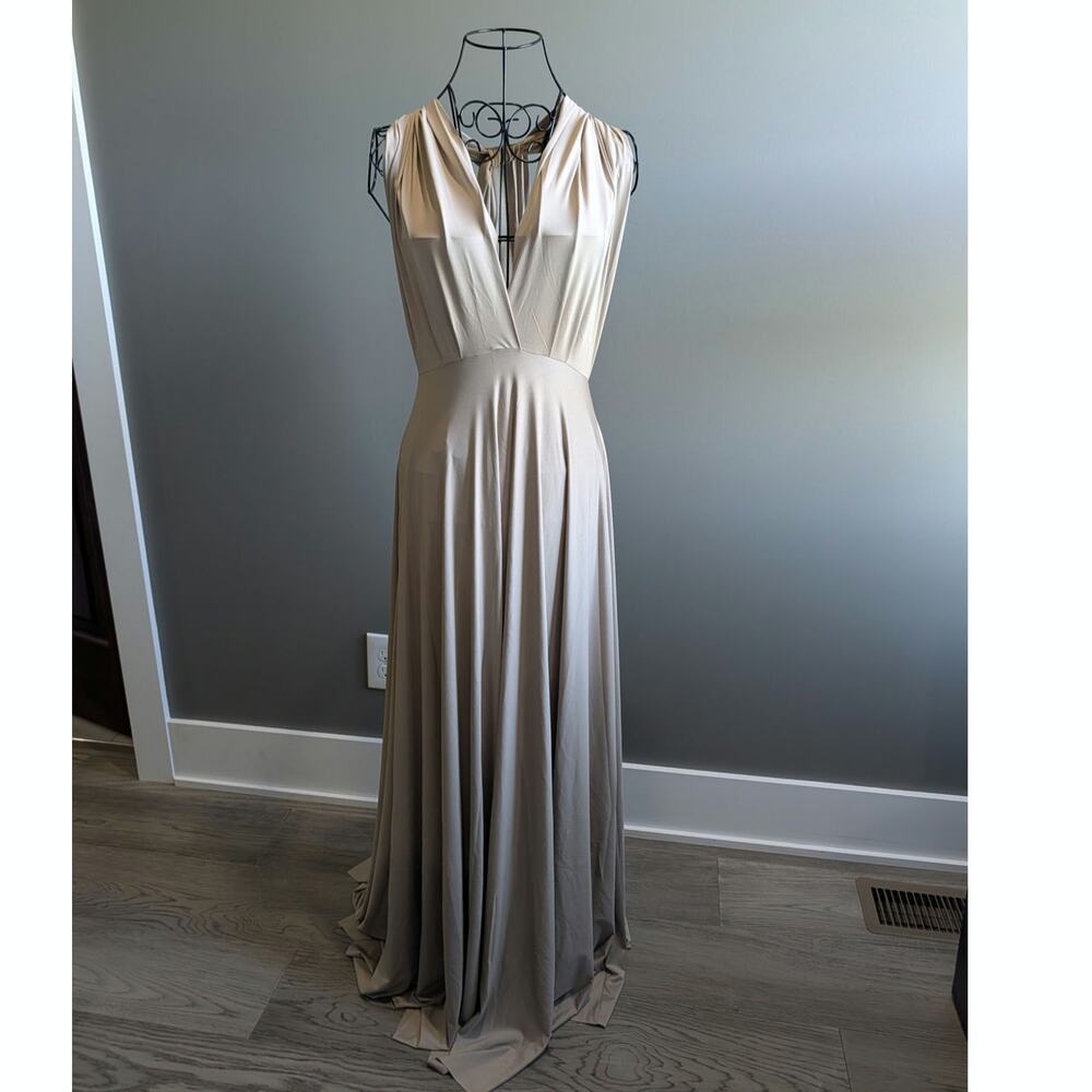 Women's Beige Infinity Multi-Wear Dress OS